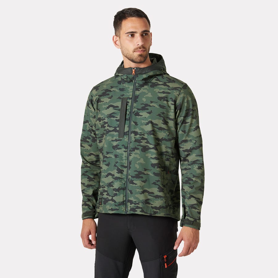 Kensington Camo Softshelljacke mit Kapuze