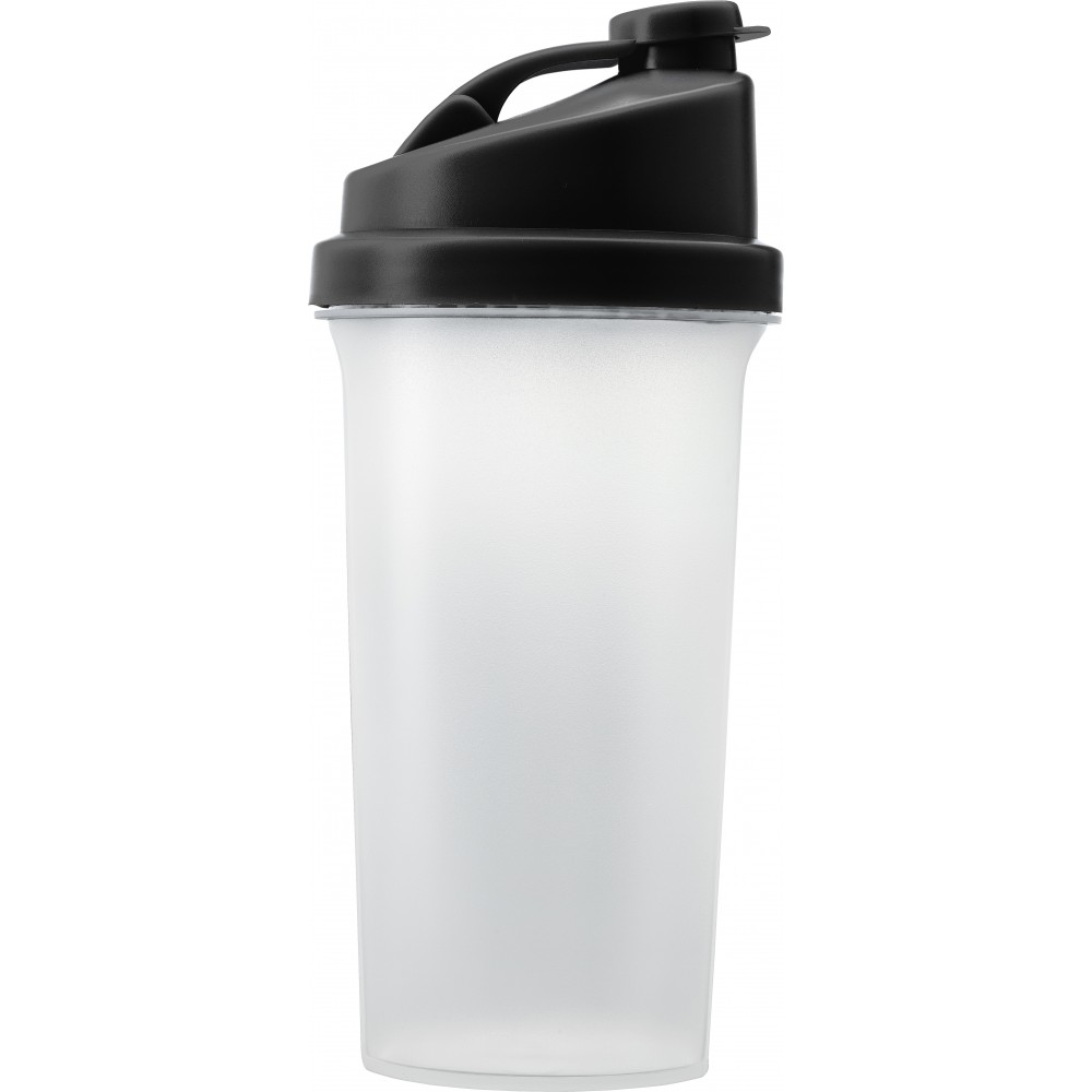 Protein-Shaker aus Kunststoff, 700 ml, schwarz