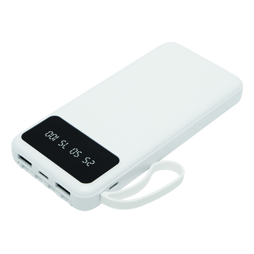 MULTI CHARGE Powerbank mit integrierten Kabeln, 10.000 mAh