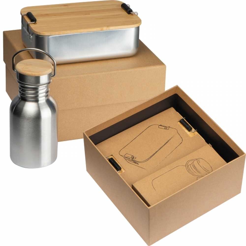 JOSEF Geschenkset mit Trinkflasche und Lunchbox