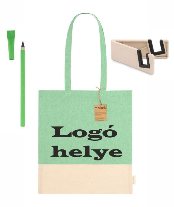 GRÜNES umweltfreundliches Werbegeschenk-Set