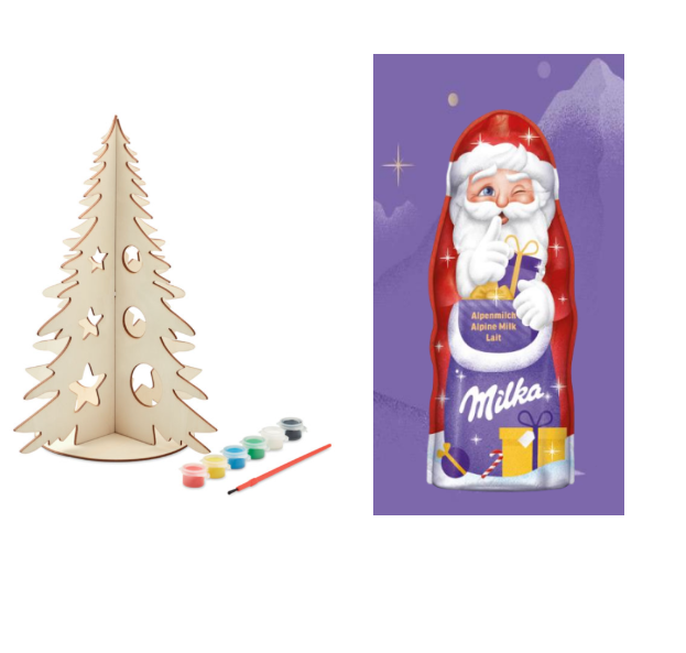 Nikolaus-Paket für Kinder mit Ausmalbild